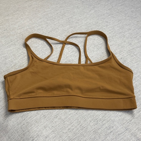 Vuori Mindset Mustard Yellow Sports Bra - Picture 3 of 4